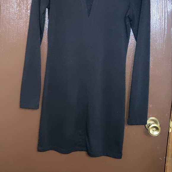 WILFRED FREE long sleeve cut out mini dress - Picture 2 of 4